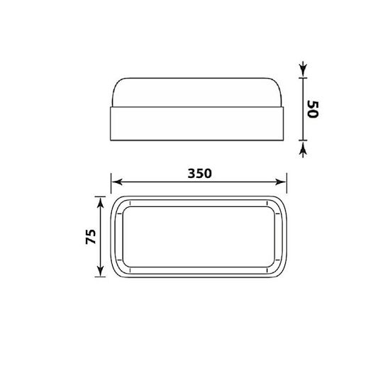 Снимка на Влагозащитена LED плафониера Havana 12 W 4000 K VIVALUX