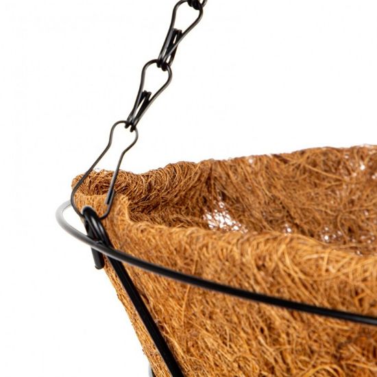 Снимка на Висяща кашпа конус с кокосова кошница Ø35 см PALISAD