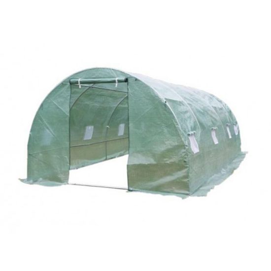 Снимка на Оранжерия с 8 прозореца и 2 врати PE 4x2x2 м UV-защита