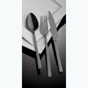 Снимка на Комплект прибори 24 части Черен мат Cubuk HIRA