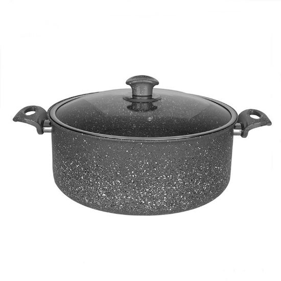 Снимка на Дълбока тенджера с гранитно покритие 20 см SN003 MENZIR