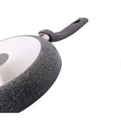 Снимка на Тиган с гранитно покритие и стъклен капак 26 см SN086 MENZIR