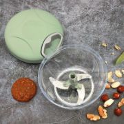 Снимка на Ръчен чопър с въже и 3 ножа 500 мл