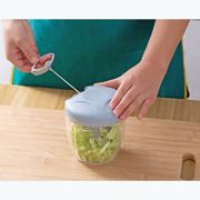 Снимка на Ръчен чопър с въже и 3 ножа 500 мл