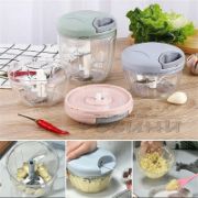 Снимка на Ръчен чопър с въже и 3 ножа 500 мл