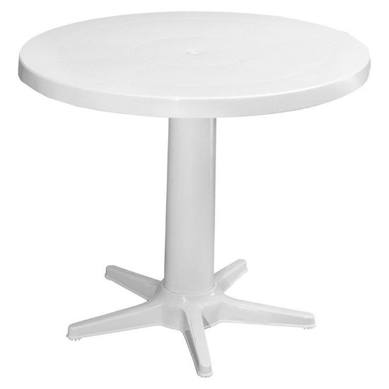 Снимка на Градинска маса Rose Ø75 см бяла PRIMA