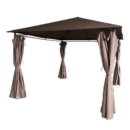 Снимка на Метален павилион 3x3 м 4 страници бежов MY GARDEN