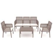 Снимка на Градински комплект 4 части Lizbon Lounge Set капучино RAINBOW