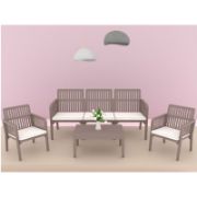 Снимка на Градински комплект 4 части Lizbon Lounge Set капучино RAINBOW