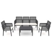 Снимка на Градински комплект 4 части Lizbon Lounge Set антрацит RAINBOW