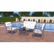 Снимка на Градински комплект 4 части Gala Lounge Set капучино RAINBOW