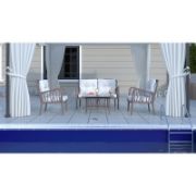 Снимка на Градински комплект 4 части Gala Lounge Set капучино RAINBOW