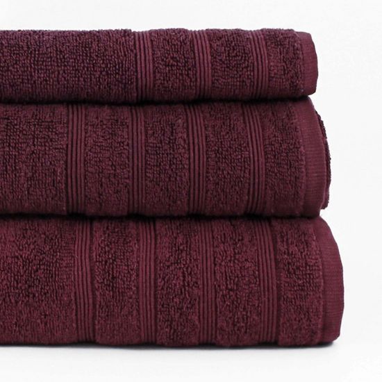 Снимка на Хавлия за баня 70x140 см Ню Уейв бордо BULGARIA TEX