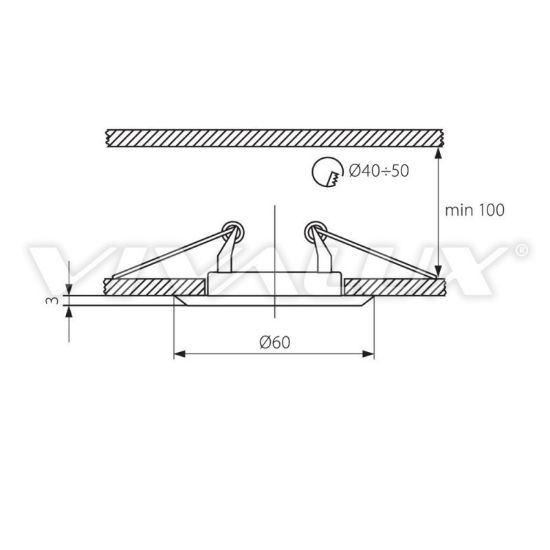 Снимка на Луна мат/хром 12V VIVALUX
