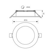 Снимка на LED панел MONI 8W VIVALUX