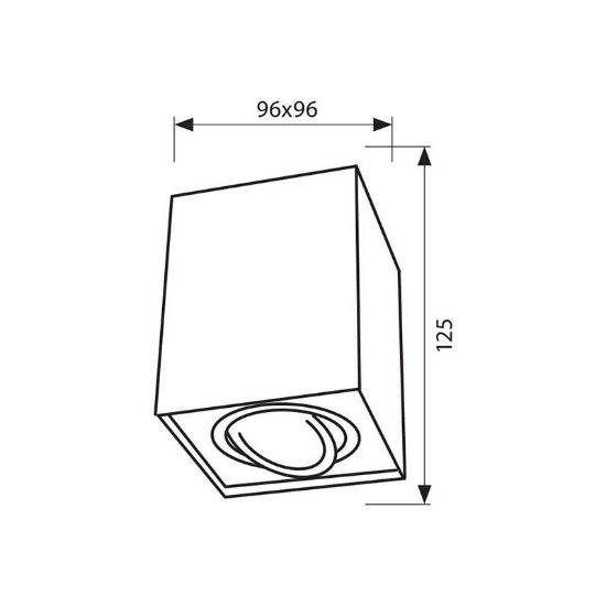 Снимка на Луна бяла подвижна 230V VIVALUX
