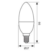 Снимка на LED лампа MAX LED 8W E14 VIVALUX