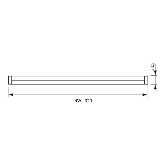 Снимка на LED осветително тяло SPICA T5 4 W VIVALUX