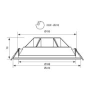 Снимка на LED панел TOP LED 25W VIVALUX