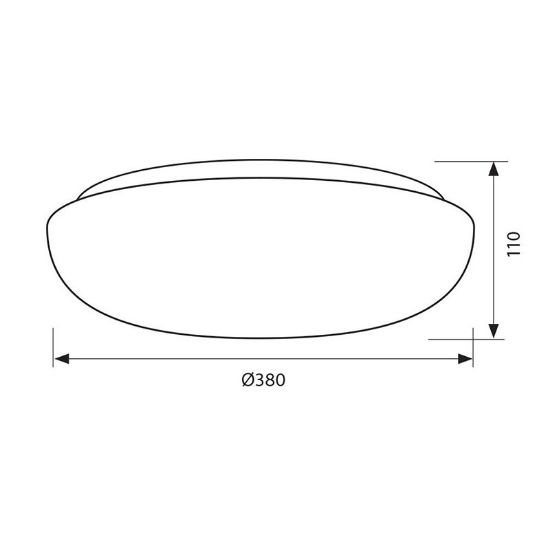 Снимка на LED плафон Nuvola 28 W 4000 К VIVALUX