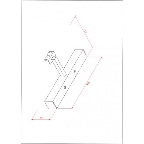 Снимка на LED осветително тяло за баня 25.5х11.2х3.8 см хром INTER CERAMIC