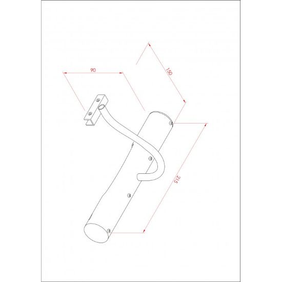 Снимка на LED осветително тяло за баня 21,5х15х9 см хром INTER CERAMIC