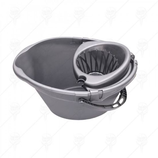 Снимка на Овална кофа с цедка PVC 12 л