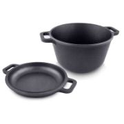 Снимка на Тенджера и тиган Титан II 3 л НЕВА МЕТАЛЛ ПОСУДА