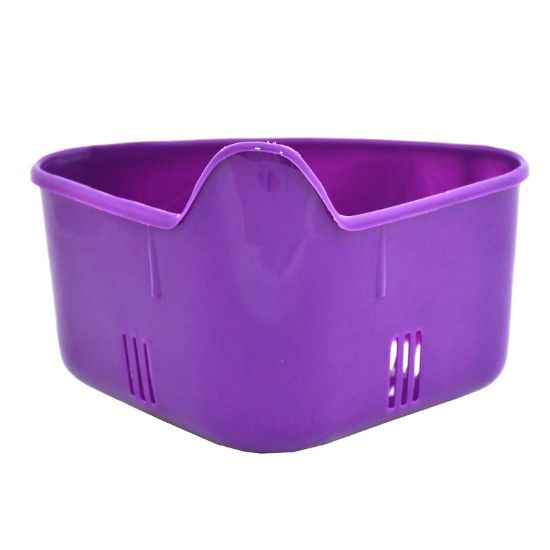 Снимка на Цедка за кухненска мивка ъглова-червена