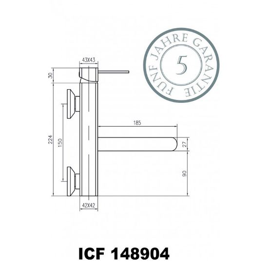 Снимка на Смесител за кухня Куарто INTER CERAMIC