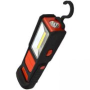 Снимка на LED ръчна лампа COB 1+2W с магнит и батерия LIGHTEX