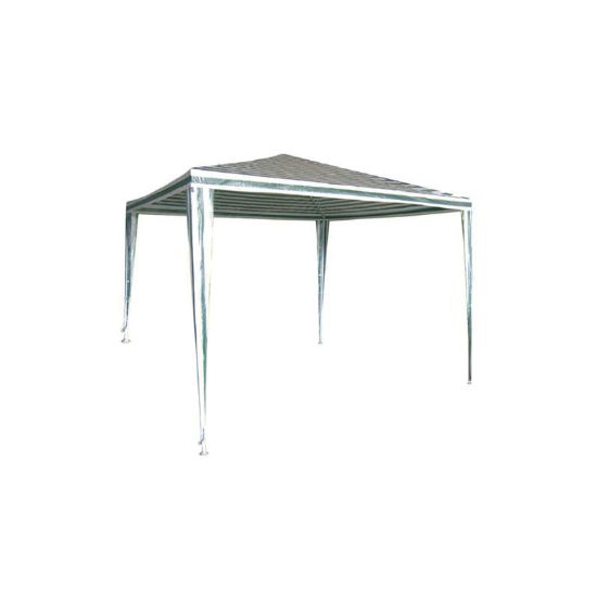 Снимка на Градинска шатра бяло-зелена 3х3 м