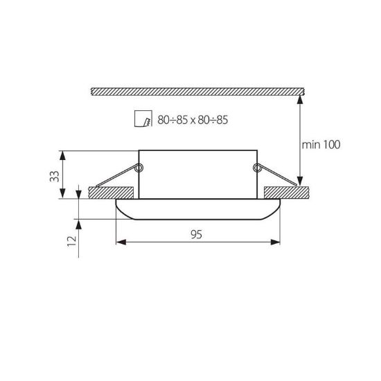 Снимка на Луна за вграждане CTX-KW10 C VIVALUX