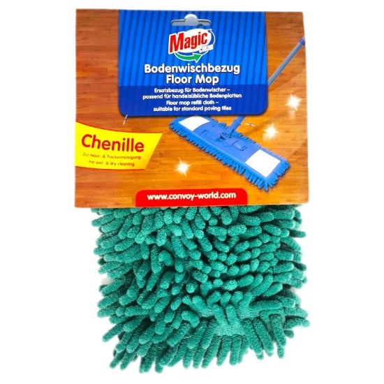 Снимка на Резервна микрофибърна основа за моп Cheille Magic Clean