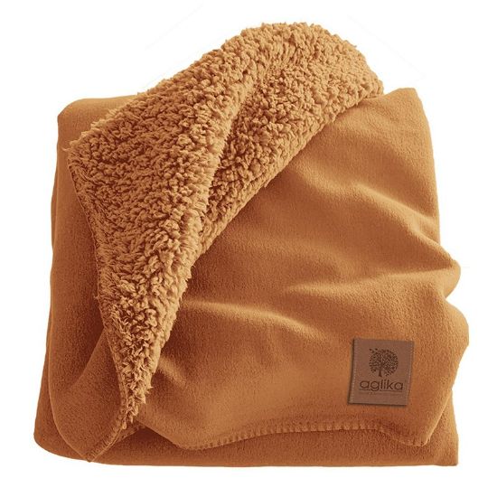 Снимка на Одеяло Шерпа 130x160 см горчица AGLIKA