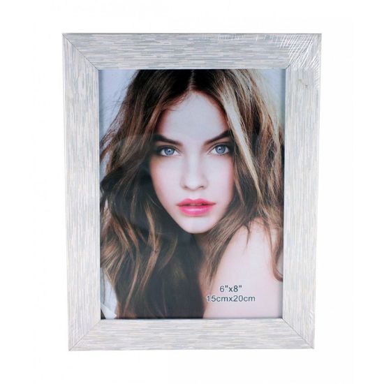 Снимка на Дървена рамка за снимки 15x20 см бяла