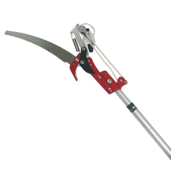 Снимка на Ножица за клони с трион разтегателна алуминиева дръжка HERLY
