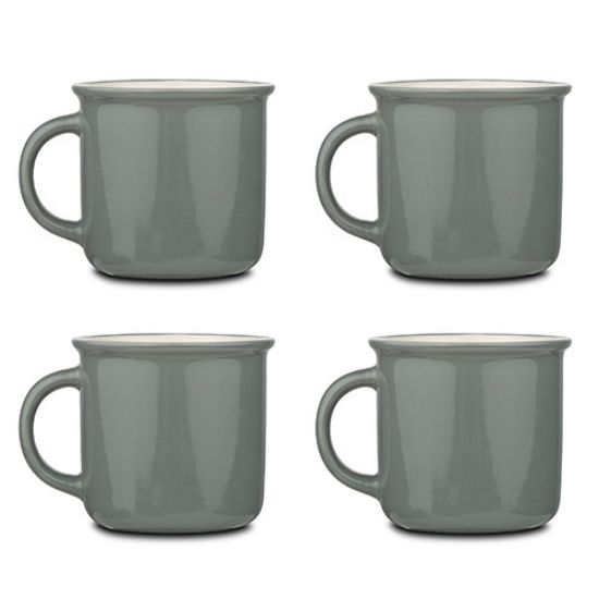 Снимка на Порцеланова чаша New bone с надпис 380 мл NAVA