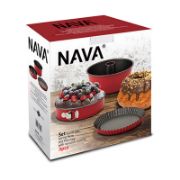 Снимка на Комплект тава и форми за торта и кекс с незалепващо покритие NAVA