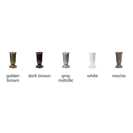 Снимка на Оребрена ваза Ø16x29 см DRINA