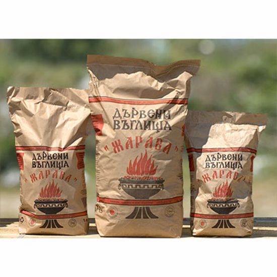 Снимка на Дървени въглища 3 кг Жарава