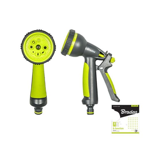 Снимка на Пистолет за поливане 8 функции Lime Line BRADAS