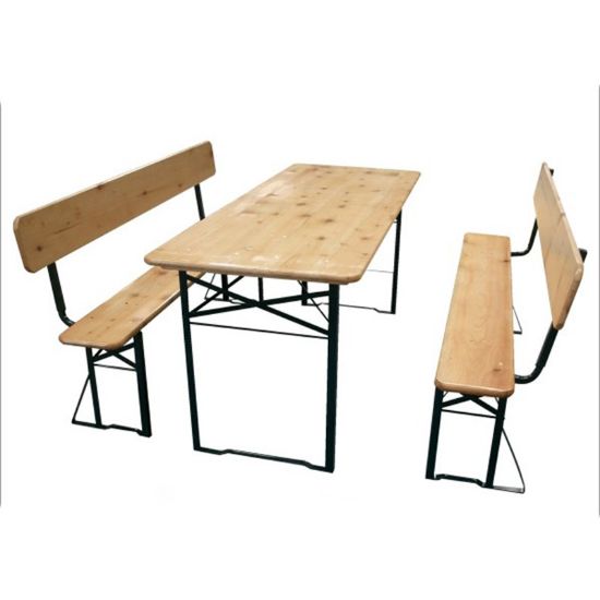 Снимка на Бирен сет маса с две пейки MY GARDEN