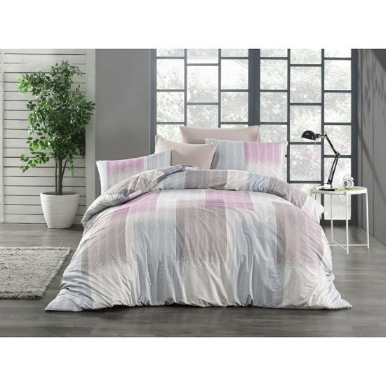 Снимка на Единичен спален комплект 3 части 100% памук Линии ZAMBAK