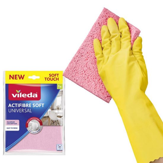 Снимка на Универсална микрофибърна кърпа Actifibre Soft VILEDA