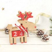 Снимка на Коледен дървен календар Еленче