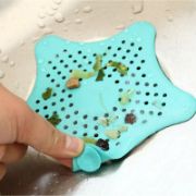 Снимка на Силиконова цедка Звезда с вакуум за мивка 15 см