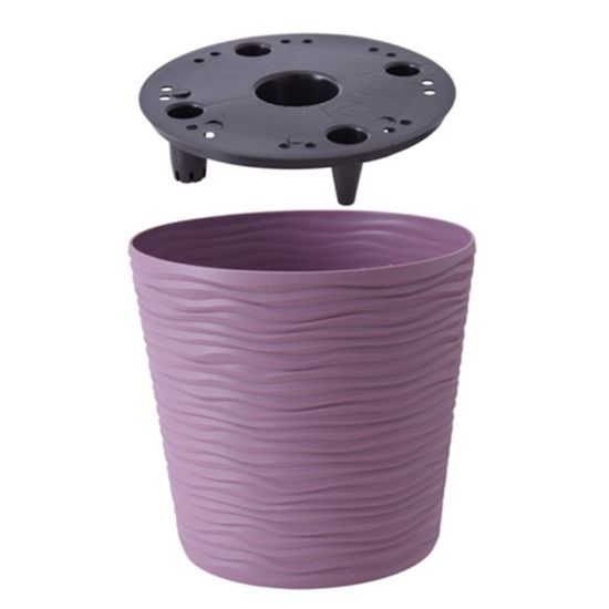 Снимка на Саксия с дренаж Ø16 см лилава Фюжън
