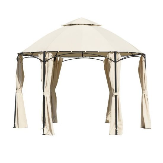 Снимка на Градински шестоъгълен павилион 350x285 см TLC135 MY GARDEN