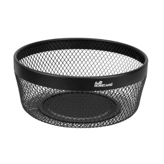 Снимка на Панер за съхранение ø25x10 см Matt Black HORECANO